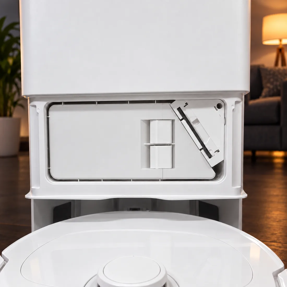 Roborock QRevo Serisi Robot Süpürge Toz Haznesi, yıkanabilir PETG, istasyona takılı