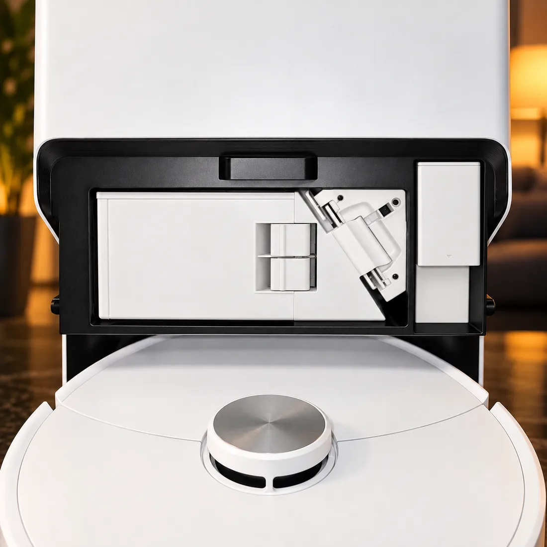 Roborock S8 MaxV Ultra Robot Süpürge Toz Haznesi, yıkanabilir PETG, istasyona takılı